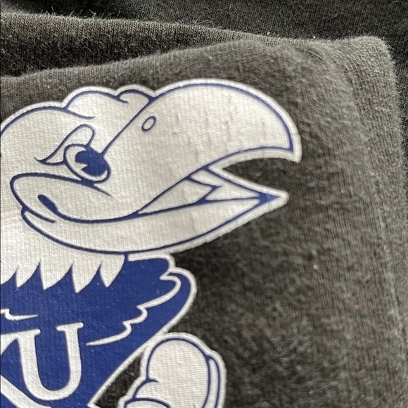 Jayhawks Kansas University JayHawks Pink by Victoria secret Capris size medium - Picture 8 of 14
